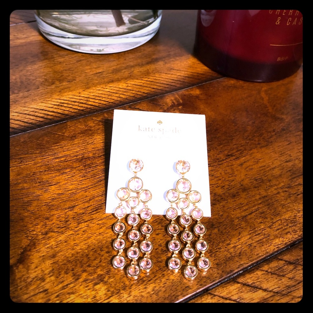 ♠️ Kate Spade Subtle Sparkle Blush Earrings ♠️
